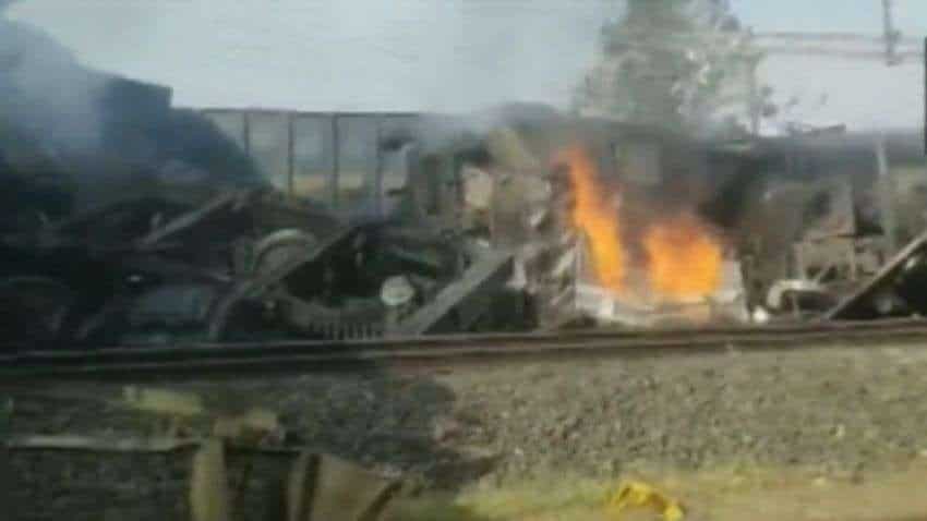 Singhpur train accident: 6 railway personnel injured as goods trains derails after hitting another train 