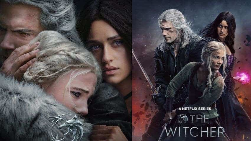 The Witcher cast - Henry Cavill, Myanna Buring, Freya Allan and Anya  Chalotra in the Netflix drama