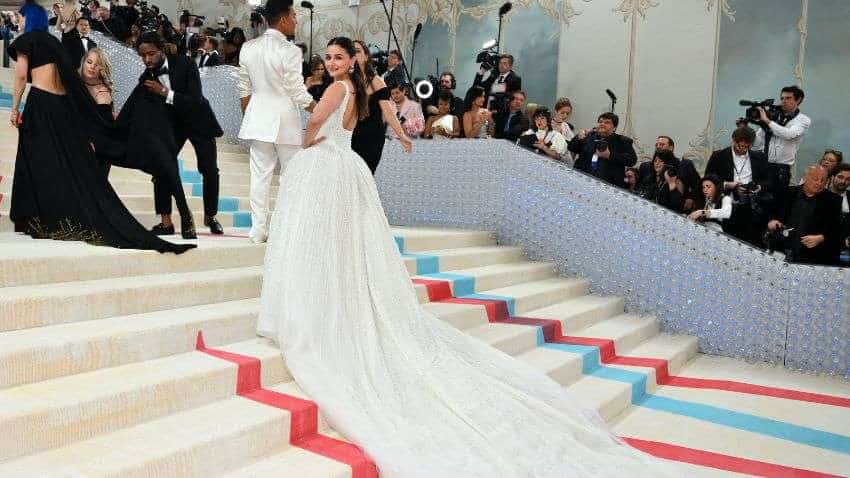 Met Gala 2023: Alia Bhatt channels iconic Chanel bride at Met Gala debut in &#039;Made in India&#039; creation