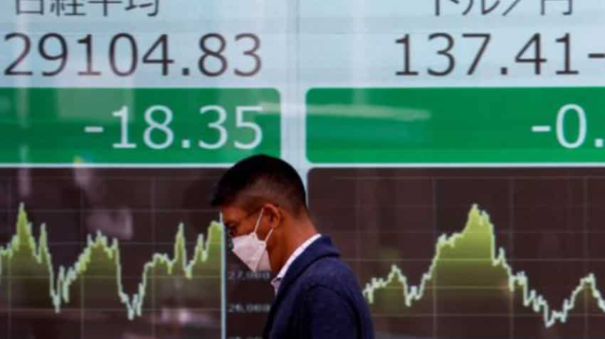 Asian shares braced for China data, Fed speakers