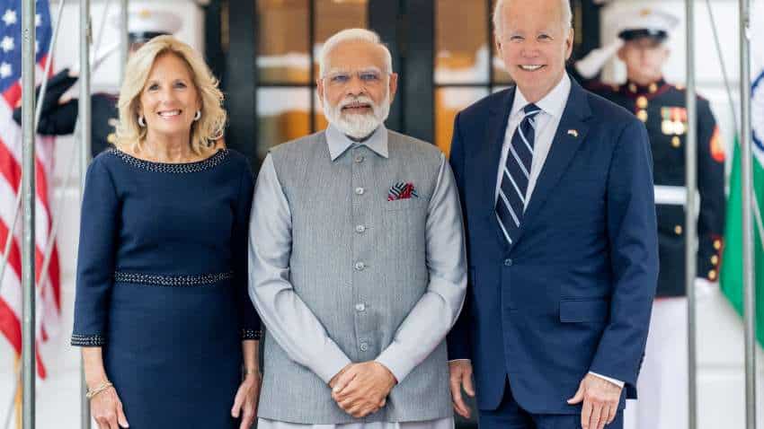 PM Modi US Visit Live Prime Minister Modi arrives at White House on maiden US state visit 