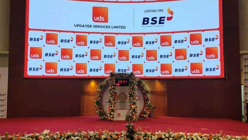 Updater Services IPO Listing LIVE Updates, Updater Services Share Price NSE, BSE