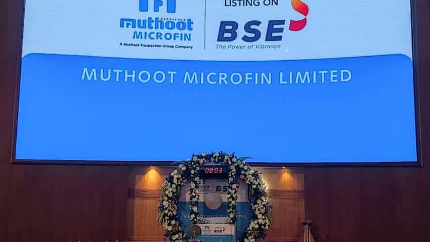 Muthoot Microfin IPO Listing Price, Muthoot Microfin Share Price NSE, BSE