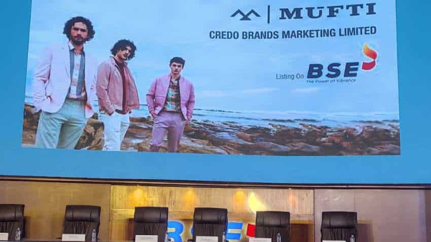Mufti jeans maker Credo Brands IPO Listing LIVE Updates, Credo Brands  Share Price NSE, BSE