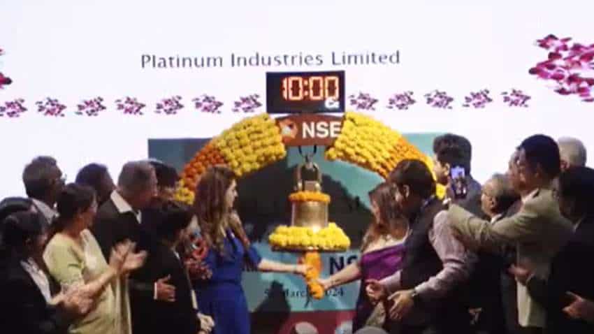 Platinum Industries IPO Listing LIVE Updates, Platinum Industries Share Price NSE, BSE