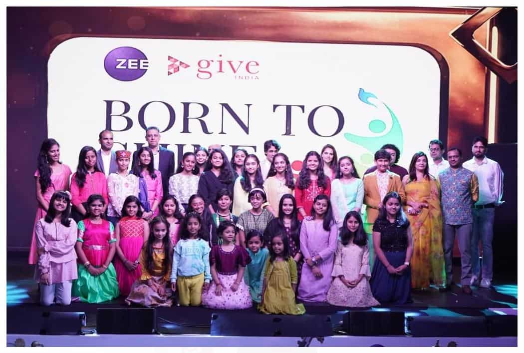 ZEE, CSR initiative, GiveIndia, Born To Shine, Scholarship and mentorship